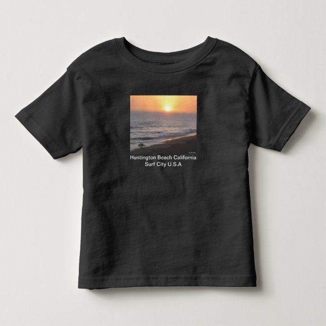 Huntington Beach "Surf City" T Shirt (Framsida)