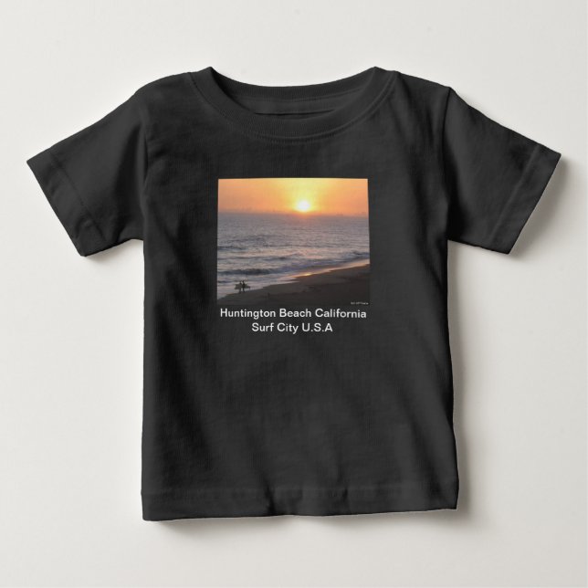 Huntington Beach "Surf City" T Shirt (Framsida)