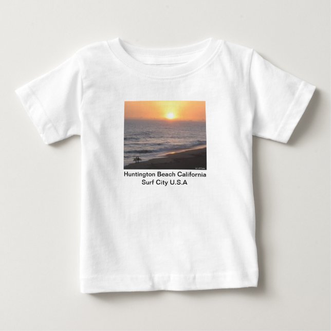 Huntington Beach "Surf City" T Shirt (Framsida)