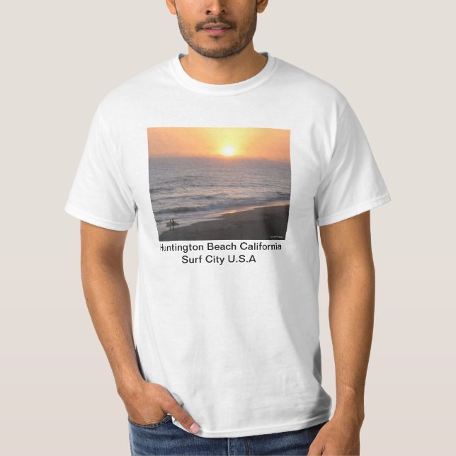 Huntington Beach "Surf City U.S.A" T Shirt (Framsida)