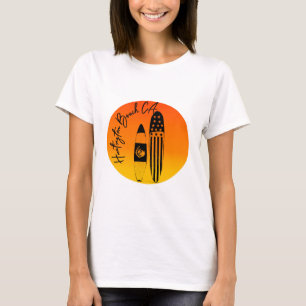 "Huntington Beach Surfboard and Sunsets" T Shirt