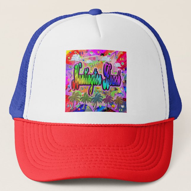 Huntington Beach Vista Express Hat Keps (Framsida)