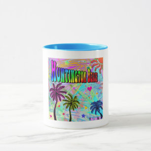 Huntington Beach Vivid Romantik Mugg