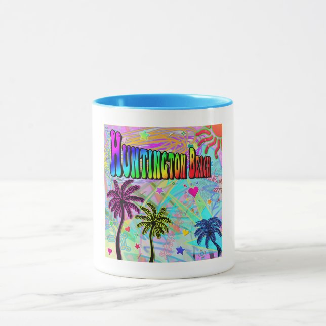 Huntington Beach Vivid Romantik Mugg (Center)