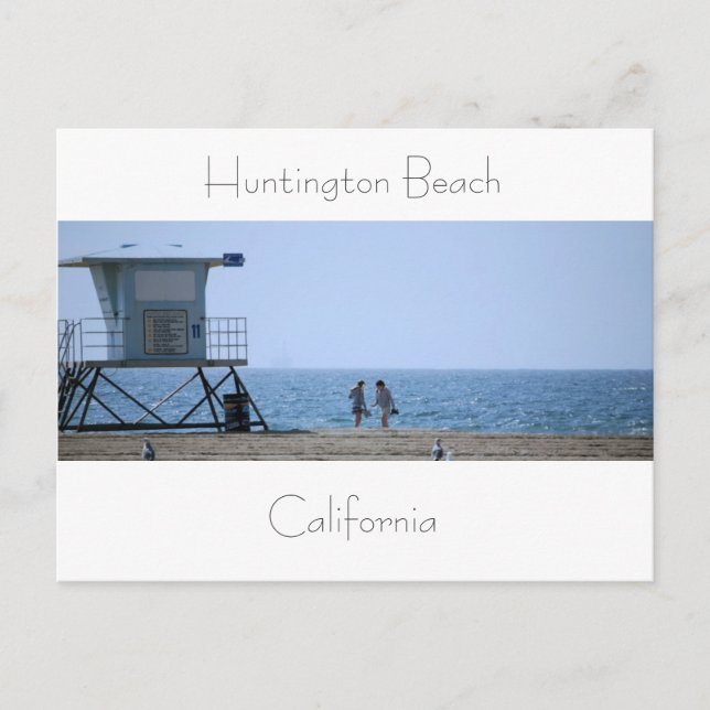 Huntington Beach Vykort (Framsida)