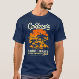 Huntington BeachKalifornien solnedgång T-shirt
