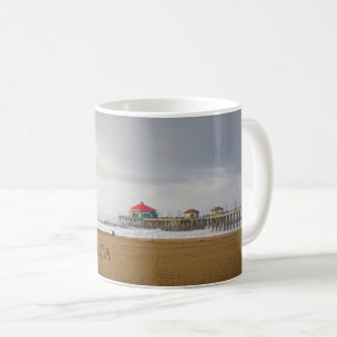 Huntington Beachpir, CA Kaffemugg