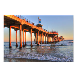 Huntington Beachpir Fototryck