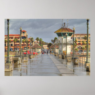 Huntington Beachpir Kalifornien Poster