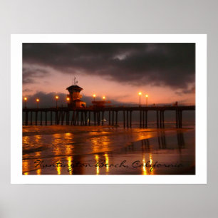 Huntington Beachpir Kalifornien USA Poster
