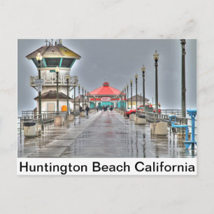 Huntington Beachpir 'Kalifornien Vykort