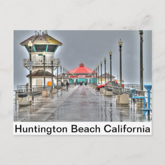 Huntington Beachpir 'Kalifornien Vykort