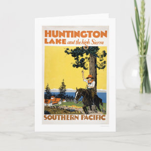 Huntington sjö och Sierrorna Kort