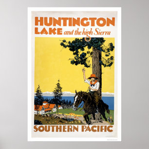 Huntington Sjö och Sierrorna Poster