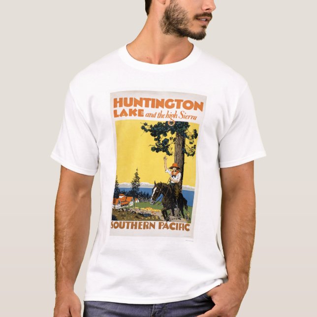 Huntington sjö och Sierrorna Tee (Framsida)