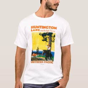 Huntington sjöPromotinal affisch T-shirt