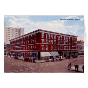 Huntington West Virginia Florentine hotell Hälsningskort