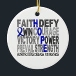 Huntingtons för hoppordCollage sjukdom Julgransprydnad Keramik<br><div class="desc">Att att se denna design för extra orsakar såväl som den färdiga samlingen för medvetenhetgåvaboutiquen av exklusiva Huntingtons sjukdomdesigner, behar besök som vår Huntingtons sjukdom delar upp på Färga en blåttväg av hoppstunder som delar det viktiga meddelandet av den Huntingtons sjukdommedvetenheten med våra hoppcollaget-skjortor, gåvor, och merchandise som presenterar ett...</div>