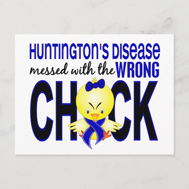 Huntingtons sjukdom fick fel Chick Vykort (Framsida)