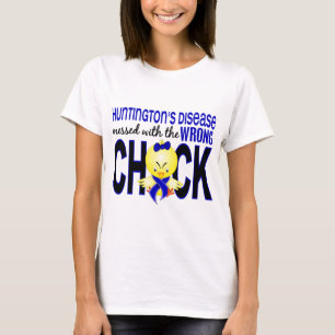 Huntingtons sjukdom röra med den fla chicken t-shirt