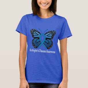 Huntingtons sjukdomfjäril av hopp t shirt