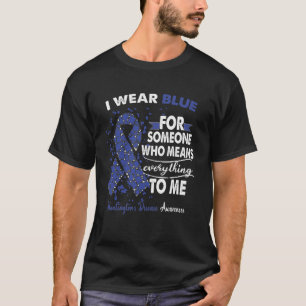 Huntingtons stöd för medvetandegörande av sjukd t shirt
