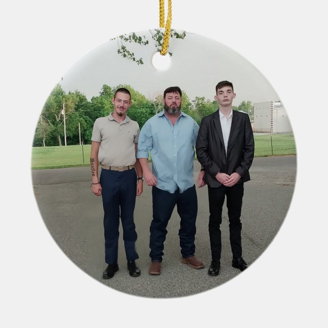 Huntley Manar , 2 generation Julgransprydnad Keramik (Framsidan)