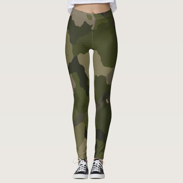 Huntress Camo Leggings (Framsida)