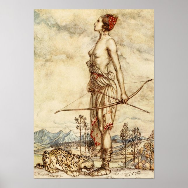 Huntress Diana Poster (Framsidan)