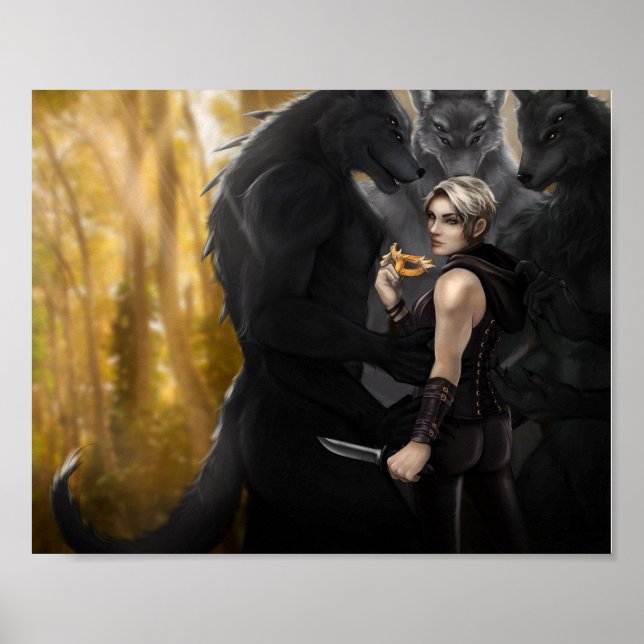 Huntress, utskrift 2 poster (Framsidan)