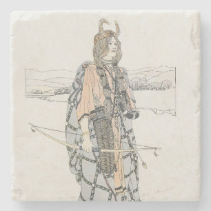 Huntressen (av Ann Macbeth) Stenunderlägg