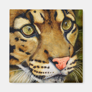 Huntressen - fördunklad leopard magnet