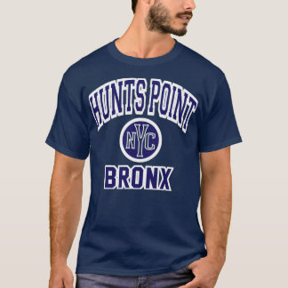 Hunts Point Bronx Nyc Varsity Stil 2 T Shirt