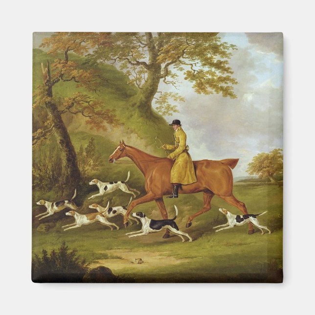 Huntsman and Hounds, 1809 (oil on canvas) Magnet (Framsidan)