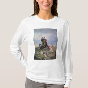 Huntsman med borzoisna, 1872 t-shirt