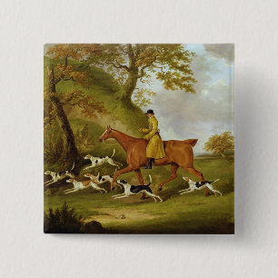 Huntsman och hundar, 1809 (olja på kanfas) knapp