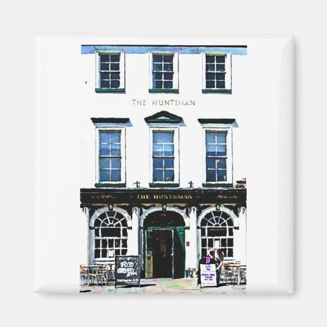 Huntsman Public House Magnet (Framsidan)