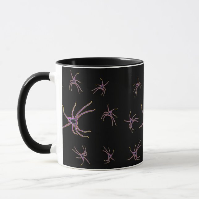 Huntsman Spider Oil Art Mugg (Vänster)