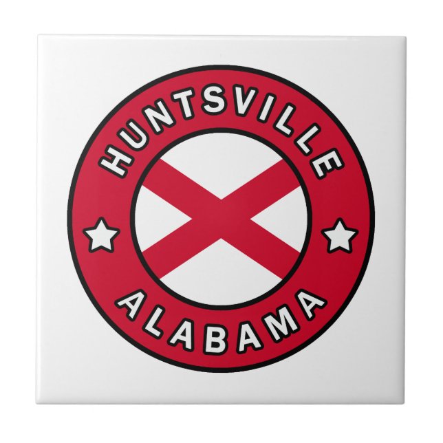 Huntsville Alabama Kakelplatta (Framsidan)