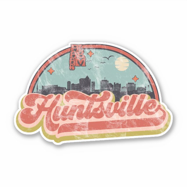 Huntsville, Alabama Klistermärken (Framsida)