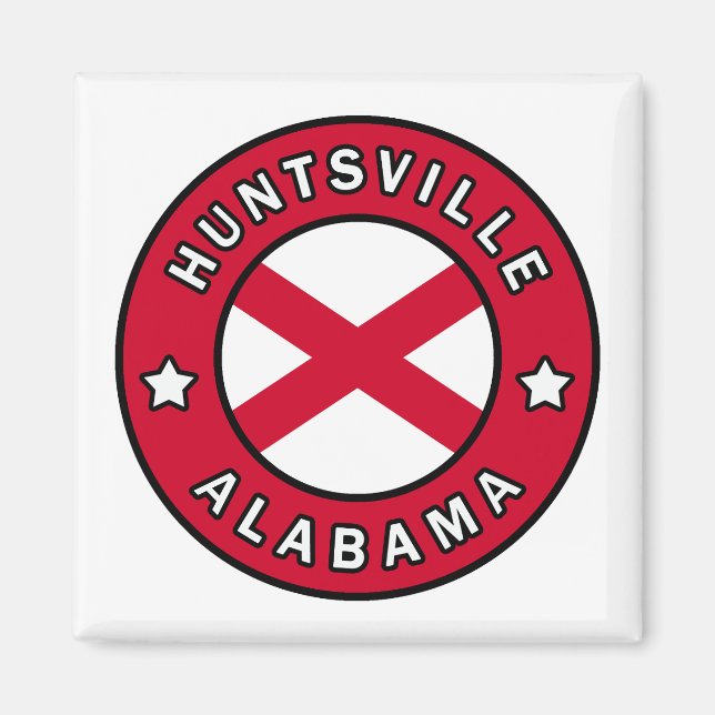 Huntsville Alabama Magnet (Framsidan)