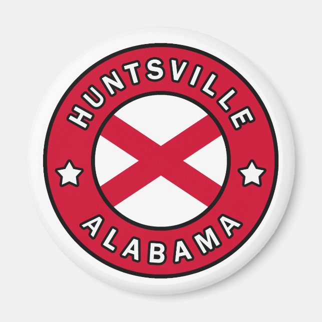 Huntsville Alabama Magnet (Framsidan)