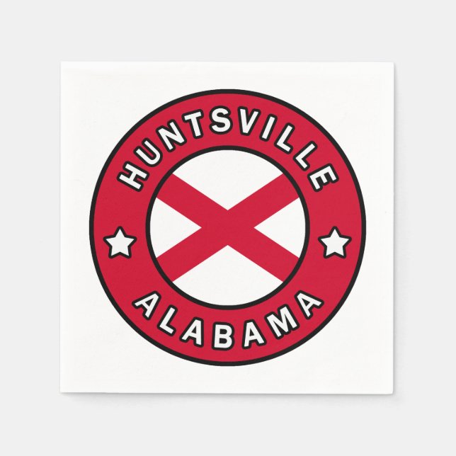 Huntsville Alabama Pappersservett (Framsidan)