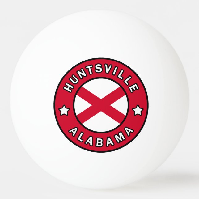 Huntsville Alabama Pingisboll (Framsidan)