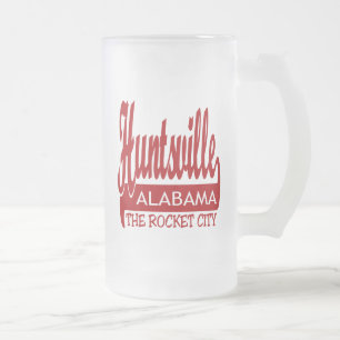 Huntsville Alabama raketstaden Frostat Ölglas
