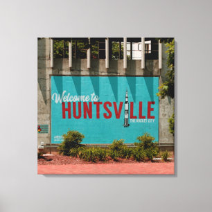 Huntsville Alabama Rocket City Canvastryck