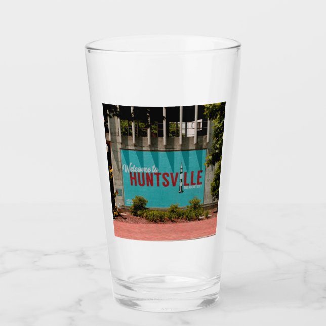 Huntsville Alabama Rocket City Glaskopp (Framsida)