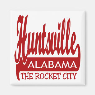 Huntsville, Alabama Rocket City Magnet