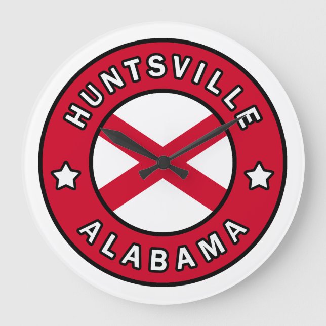 Huntsville Alabama Stor Klocka (Framsida)