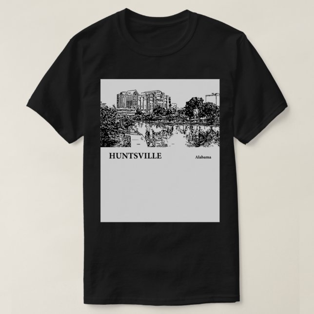 Huntsville Alabama TShirt 1 T Shirt (Design framsida)